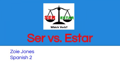 Ser vs. Estar Powerpoint