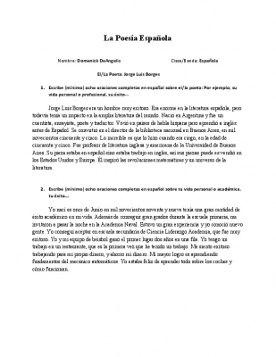 Domenick DeAngelis La Poesía Española_Q3 Individual Project #1 (1)