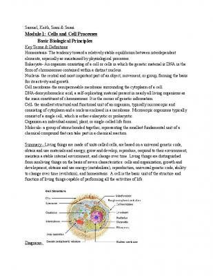 Biochemistry Keystone Study Guide (1)